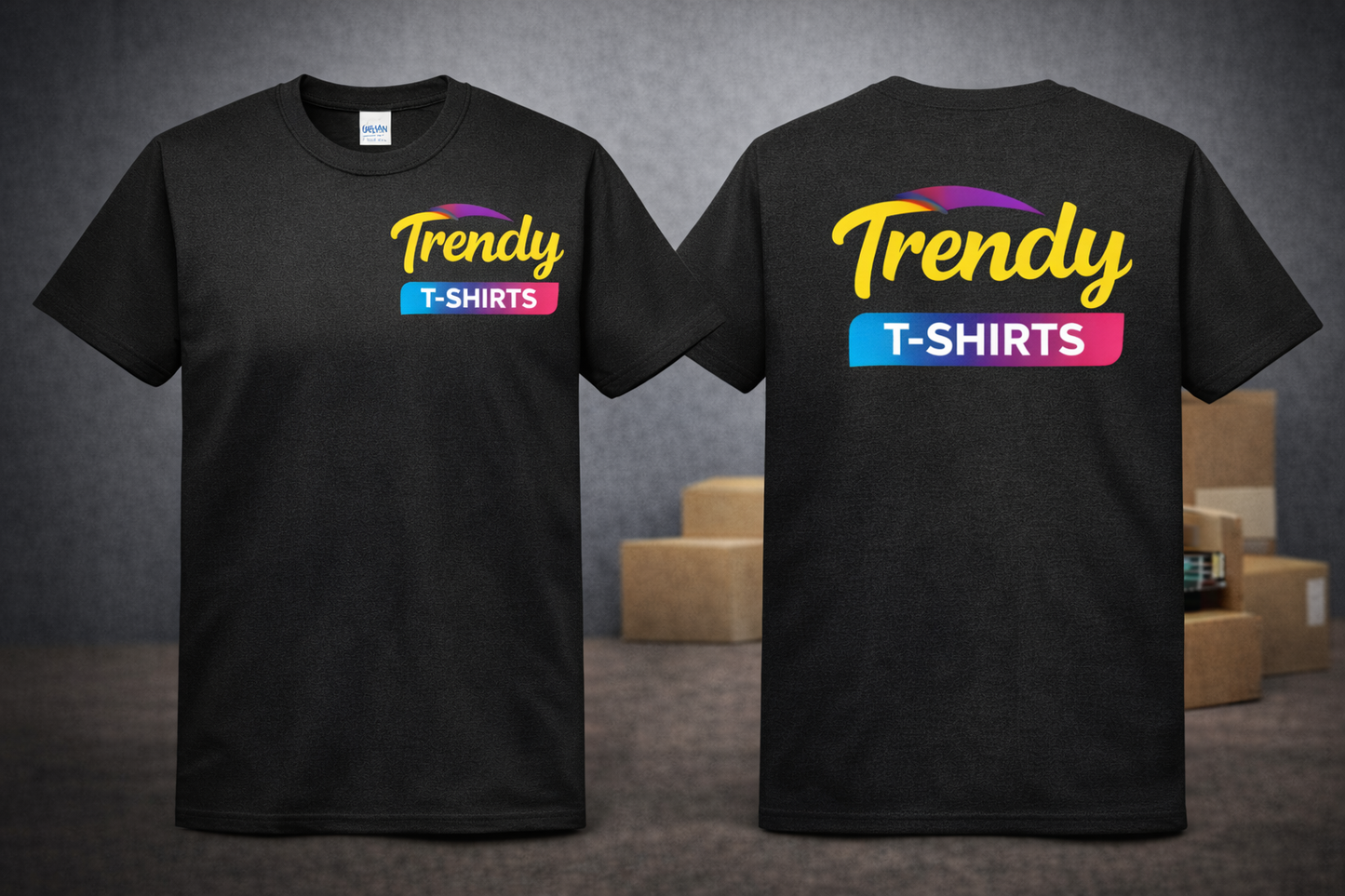 20 Custom Workwear T-Shirts- Bulk Logo Printing | Business Logo Uniform Bundle